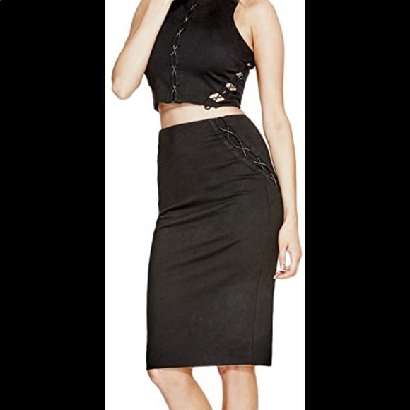 Guess Mona lace up skirt - Picture 1 of 5